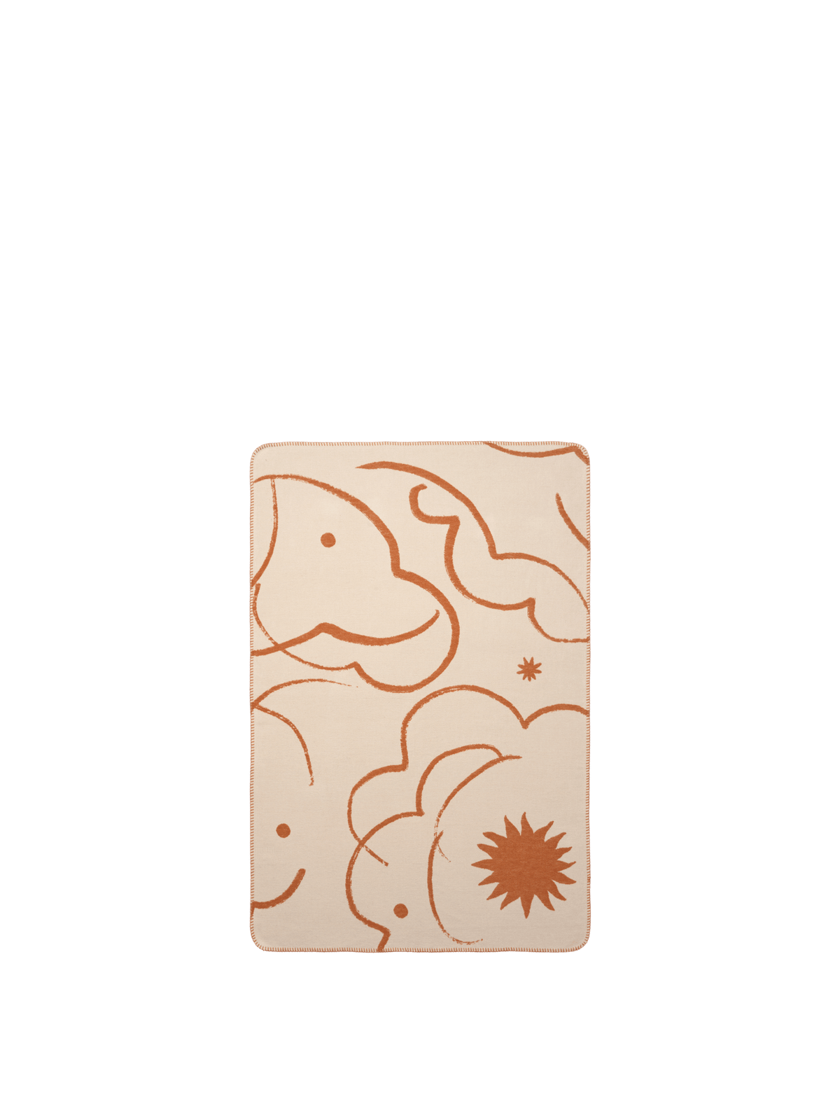Reverse side of the reversible Skye blanket