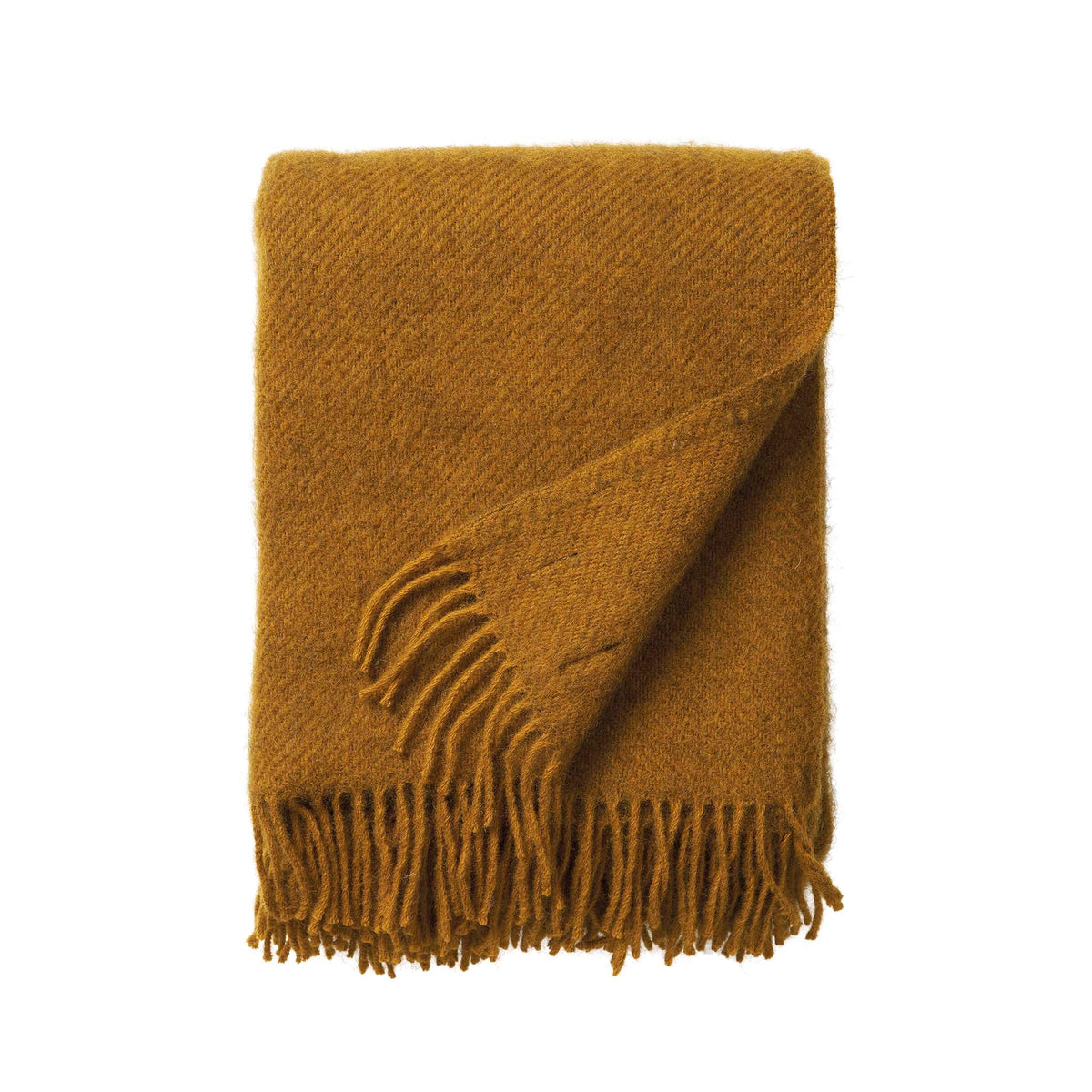 Gotland throw in the alternative caramel colourway