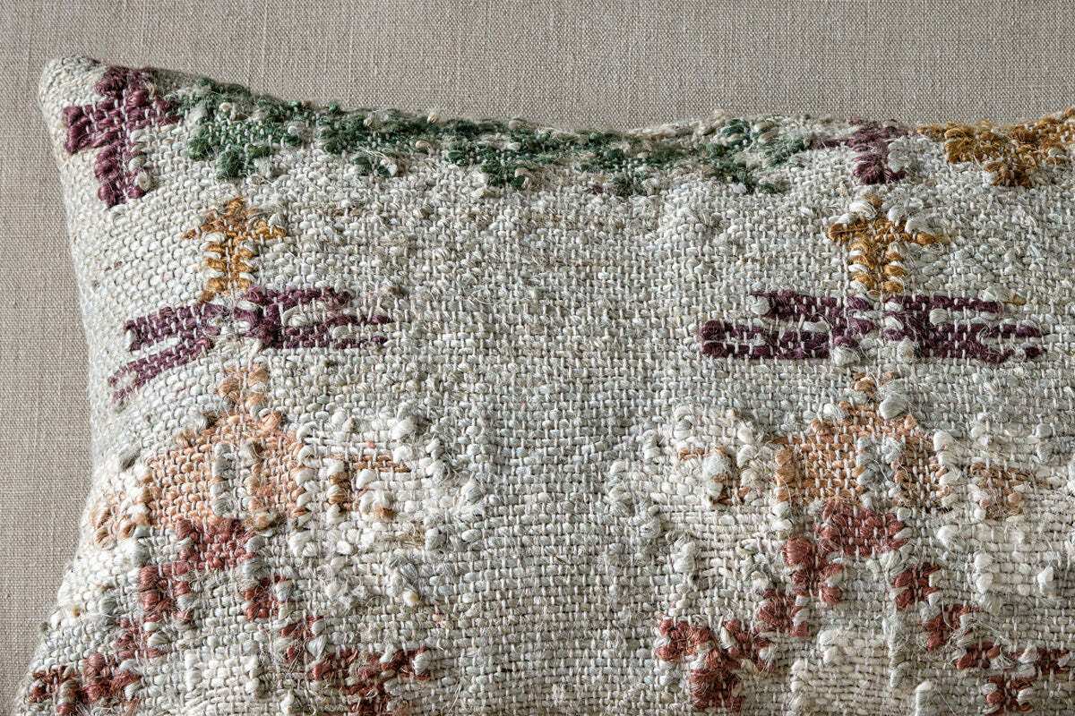 Dantri cushion shown with coordinating homeware
