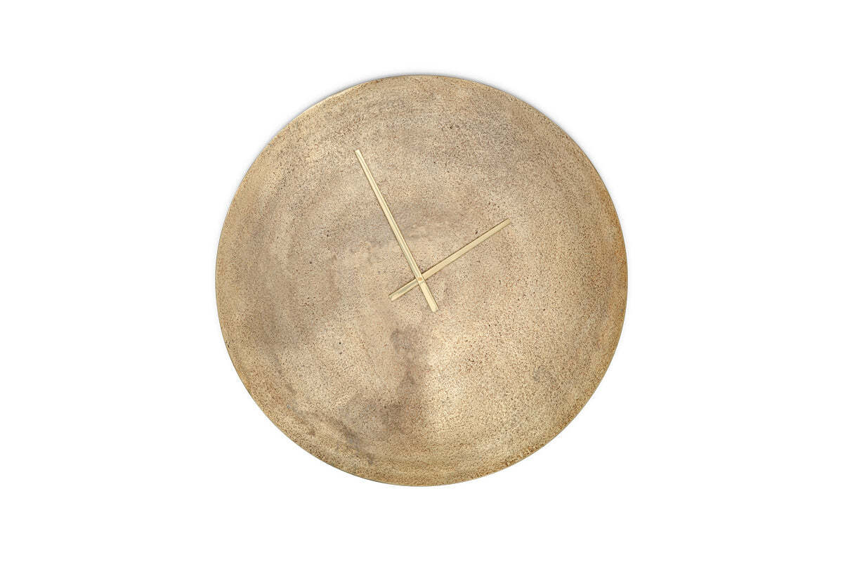 Okota wall clock styled in a living space