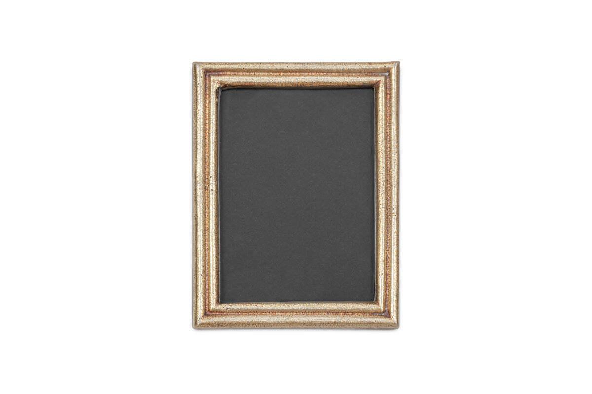 Pambani antique brass frame on white background