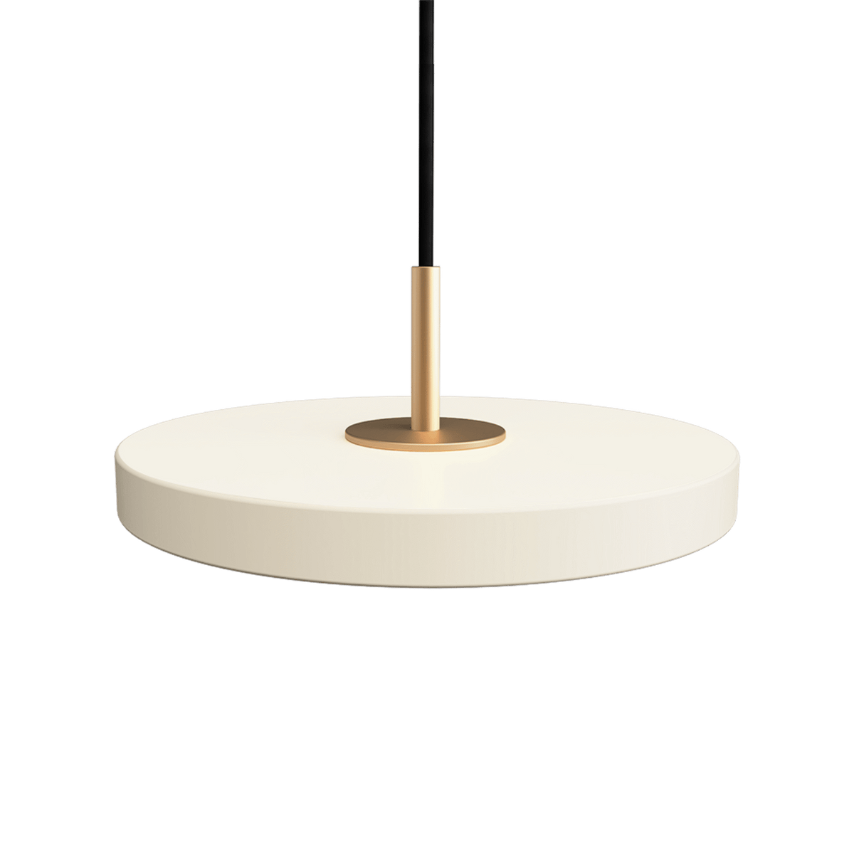 Asteria Micro pendant in pearl white, studio packshot
