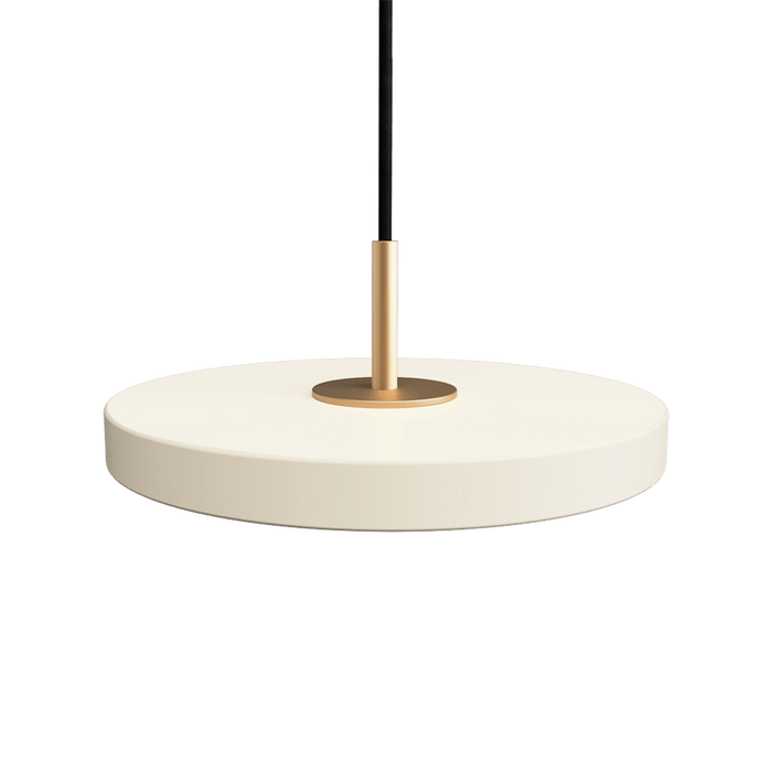 Asteria Micro pendant in pearl white, studio packshot