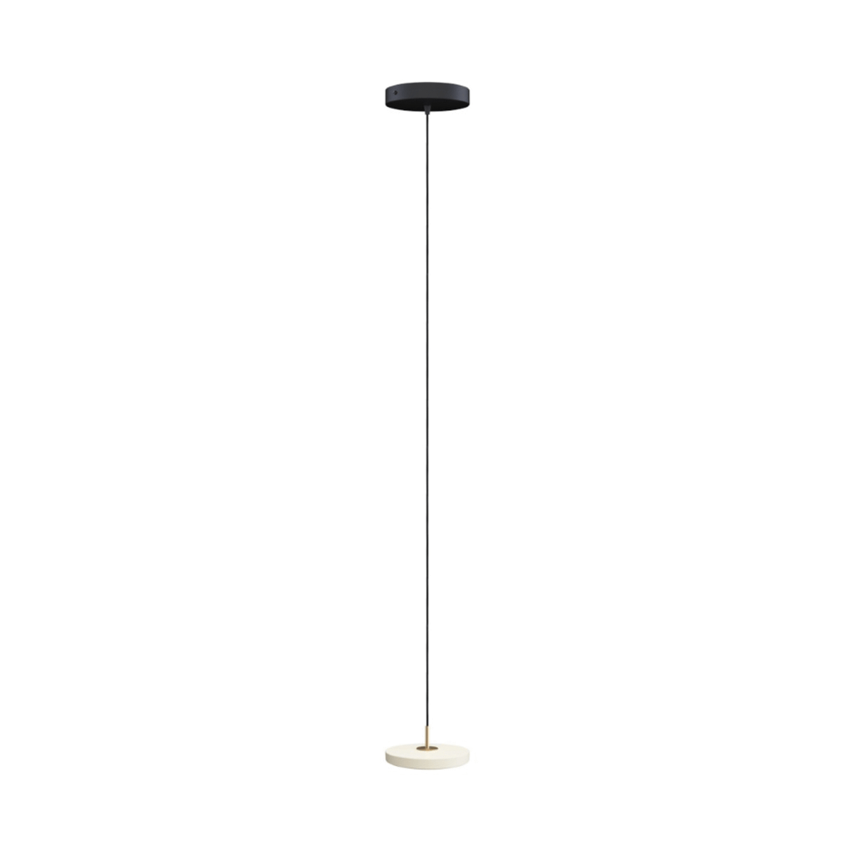 Angled view of the Asteria Micro's slim disc profile