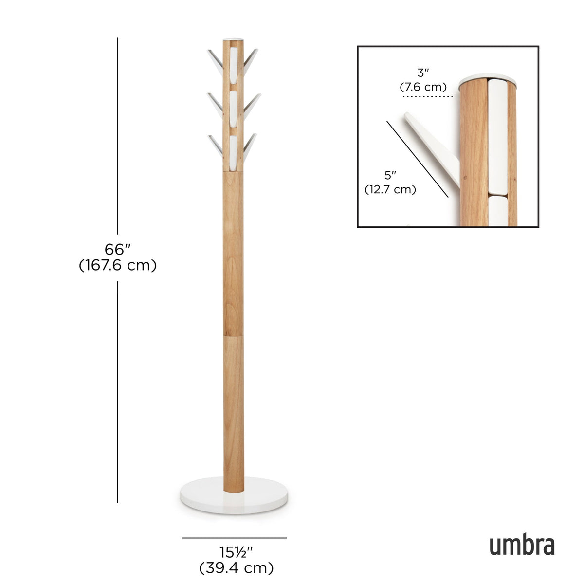 Umbra Flapper in a hallway setting
