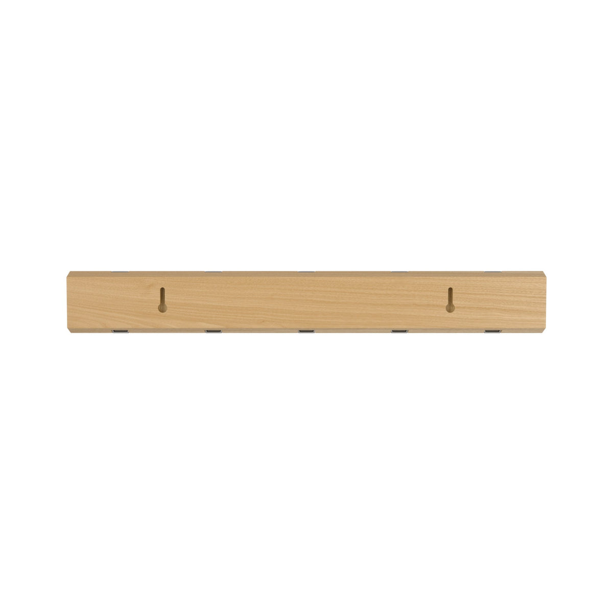 Flip 5 mounted on a wall with hooks folded flat